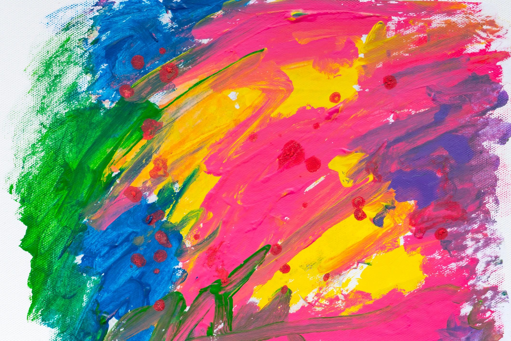 Hand-painted abstract canvas texture